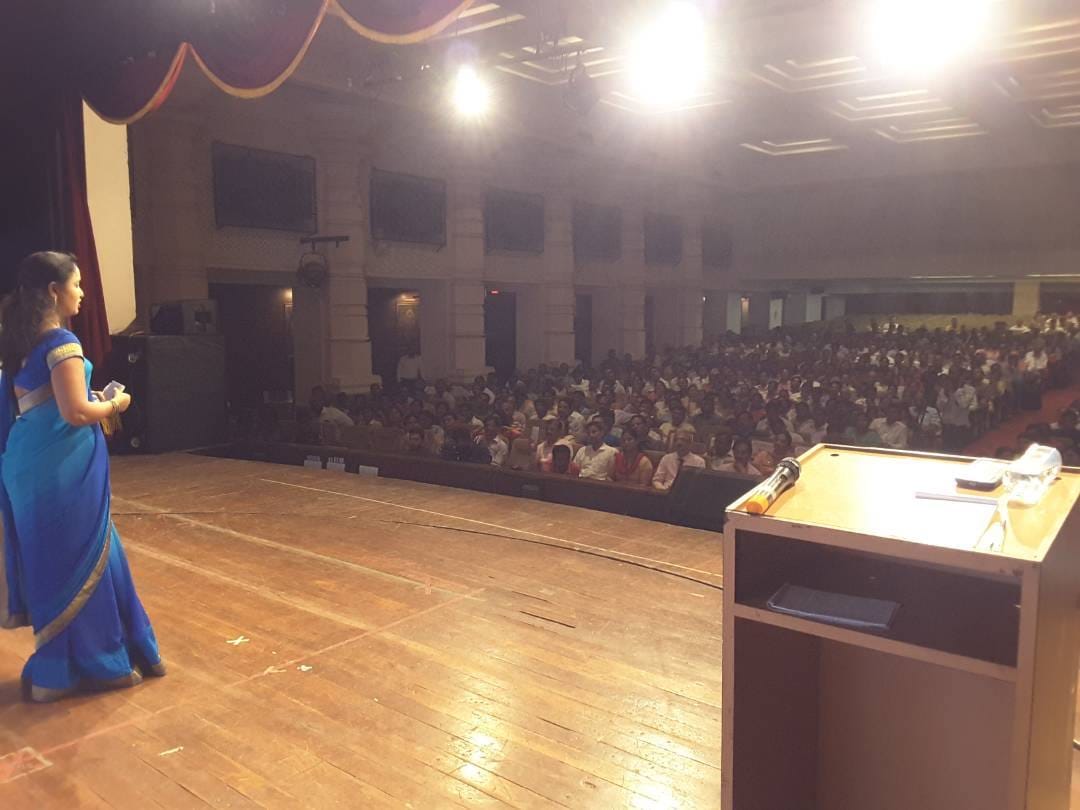 Experience Sharing Front of 3000 Lic Advisors at Birala Matoshree Auditorium