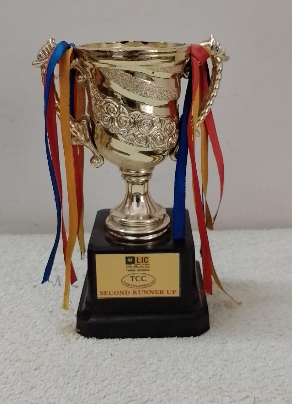 RUNNER UP TROPHY BY THANE DIVISION OFFICE